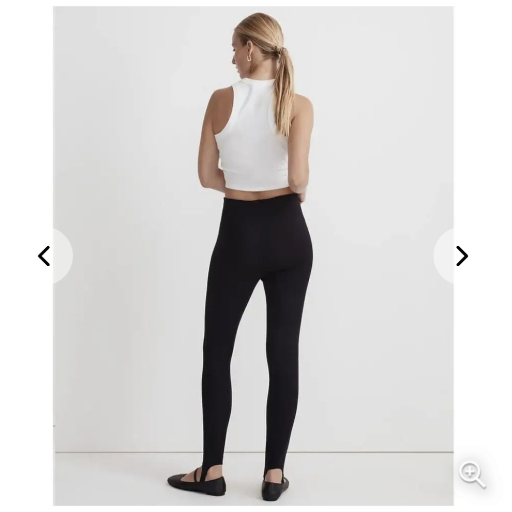 Ponte High Rise Stirrup Leggings by Madewell - Picture 3 of 8